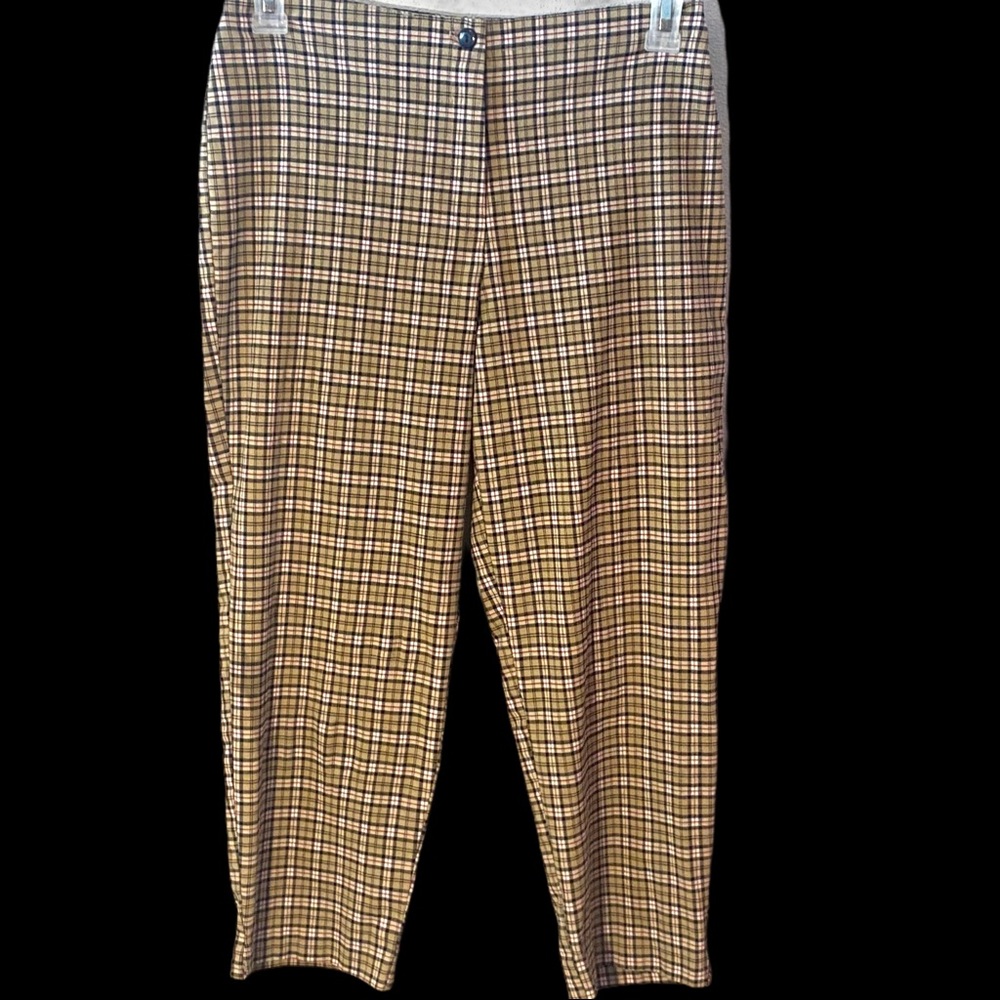 Vintage David Paul New York Plaid Capris (16P)